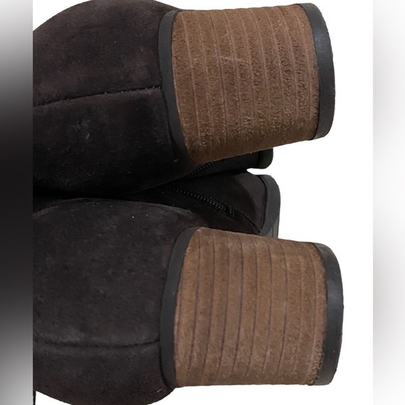 Blondo Isaac Brown Suede Waterproof Side Zip Ankle Boots Size 8 - Picture 7 of 15